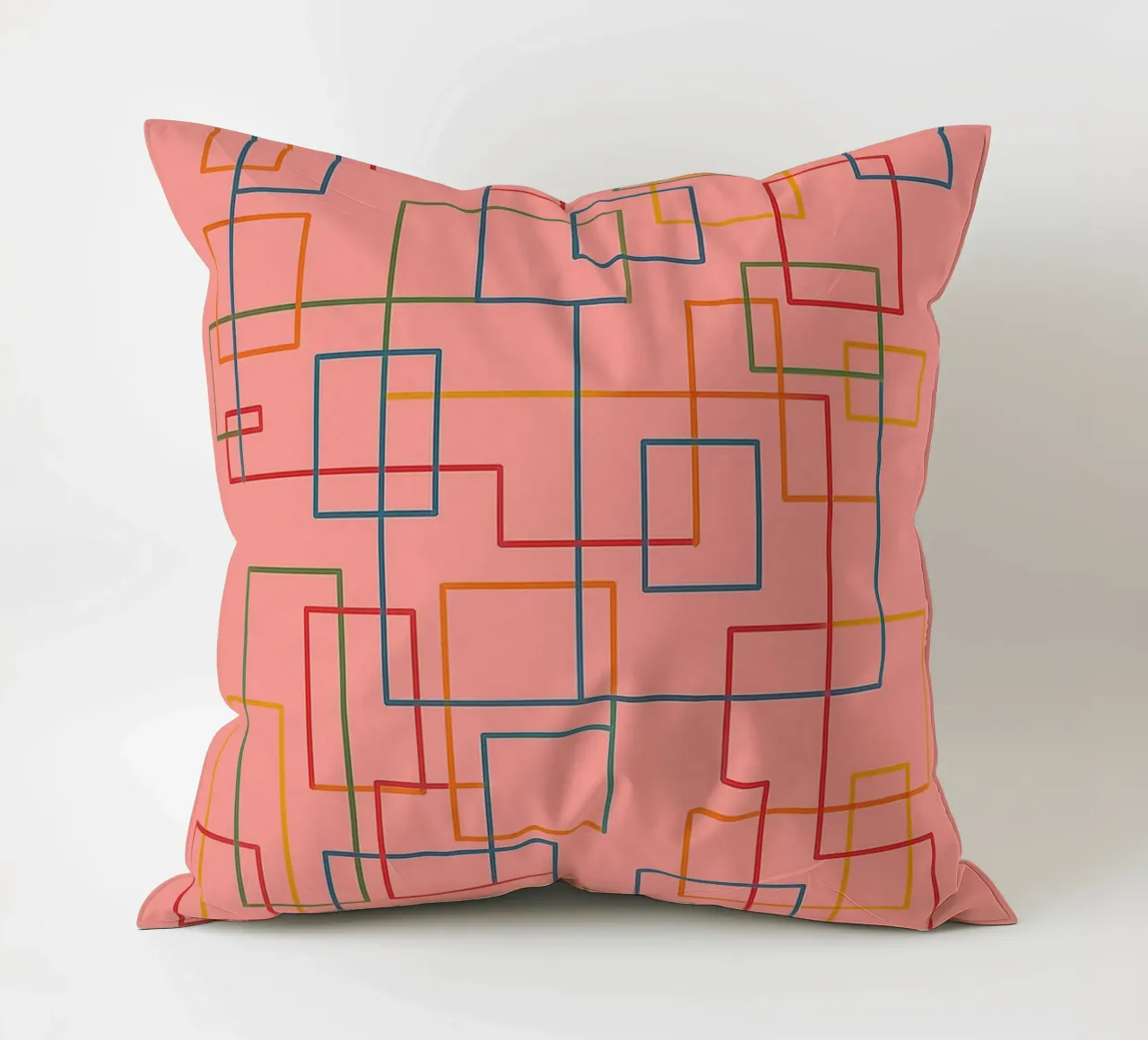 abstract lines art vector decorative cushion by oneway