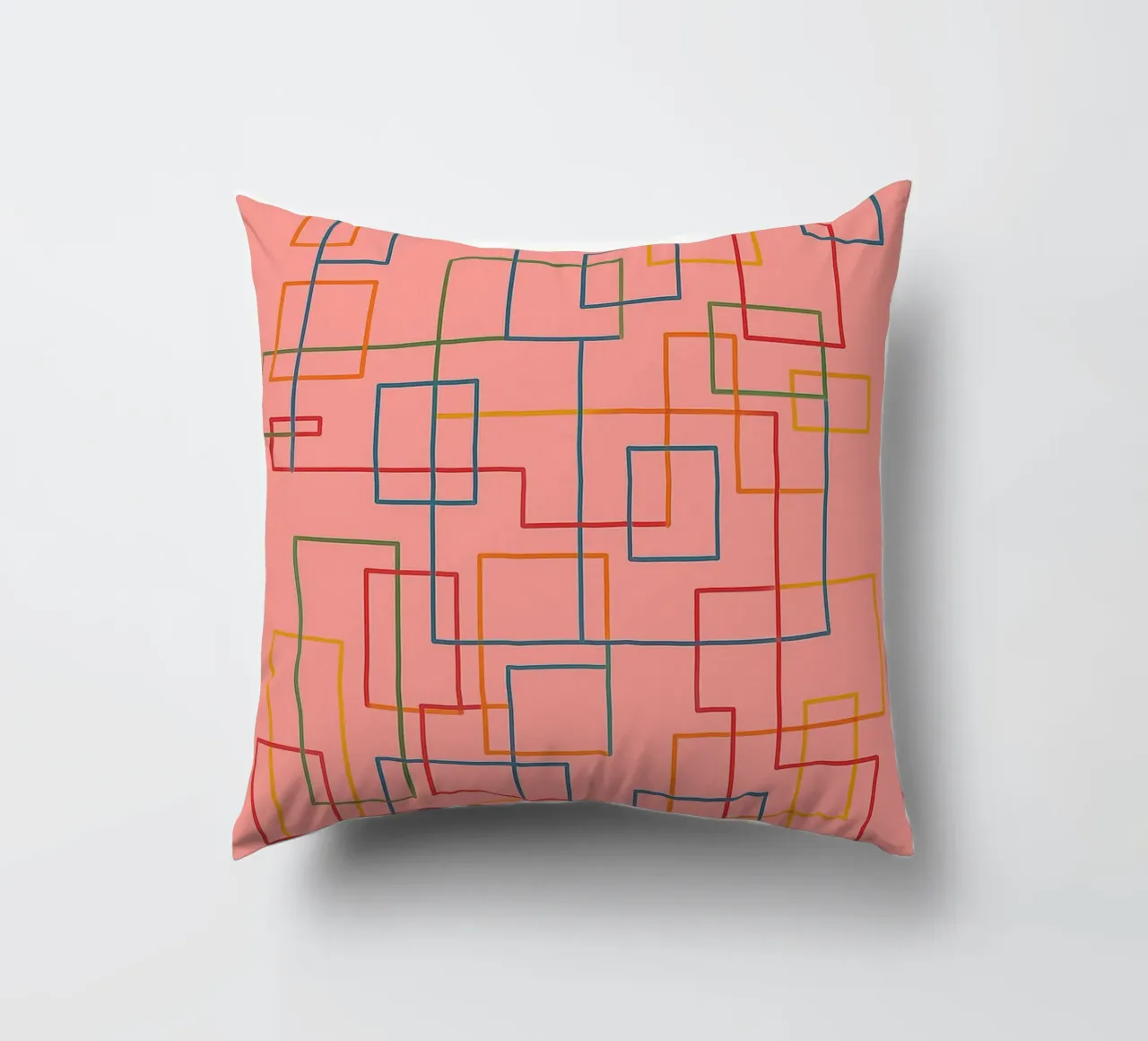 abstract lines art vector decorative cushion by oneway