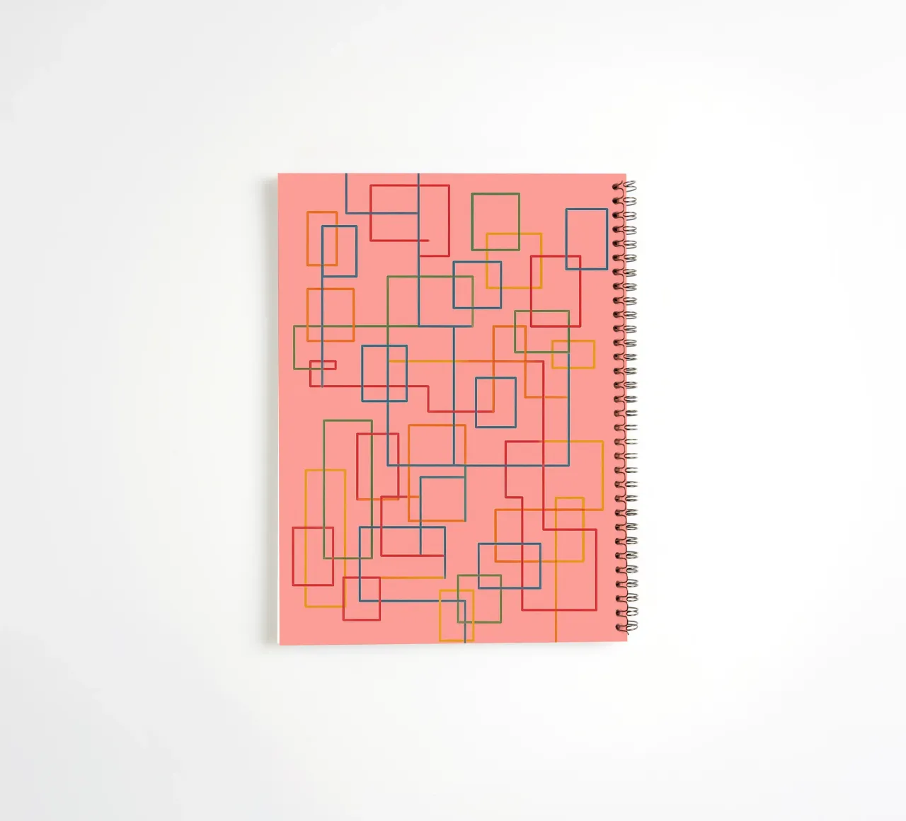 abstract lines art vector spiral notebook by oneway