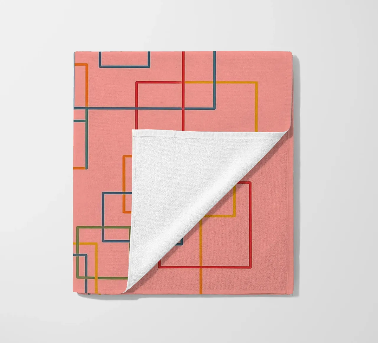 abstract lines art vector beach towel by oneway