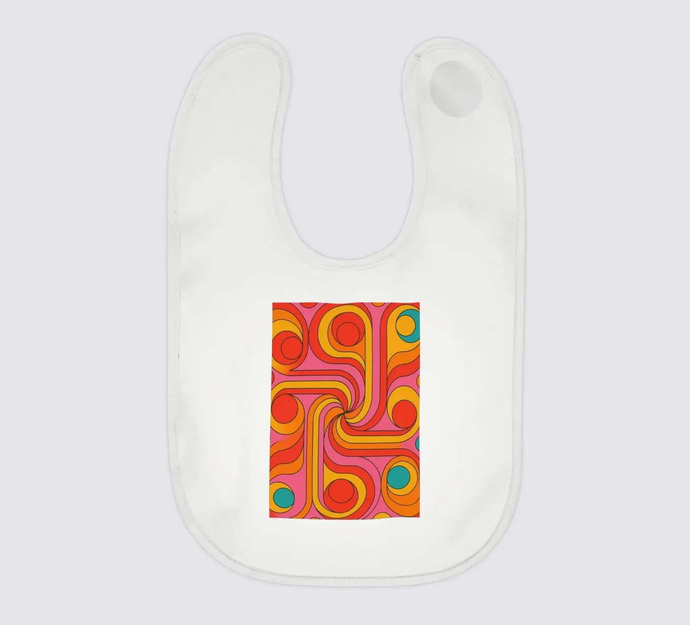 abstract lines circle vector Babylätzchen von oneway