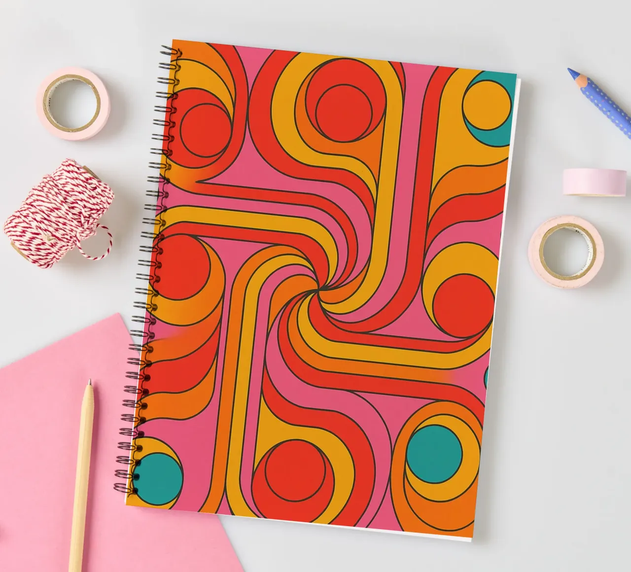 abstrakte linien kreis vektor Ringbuch von oneway