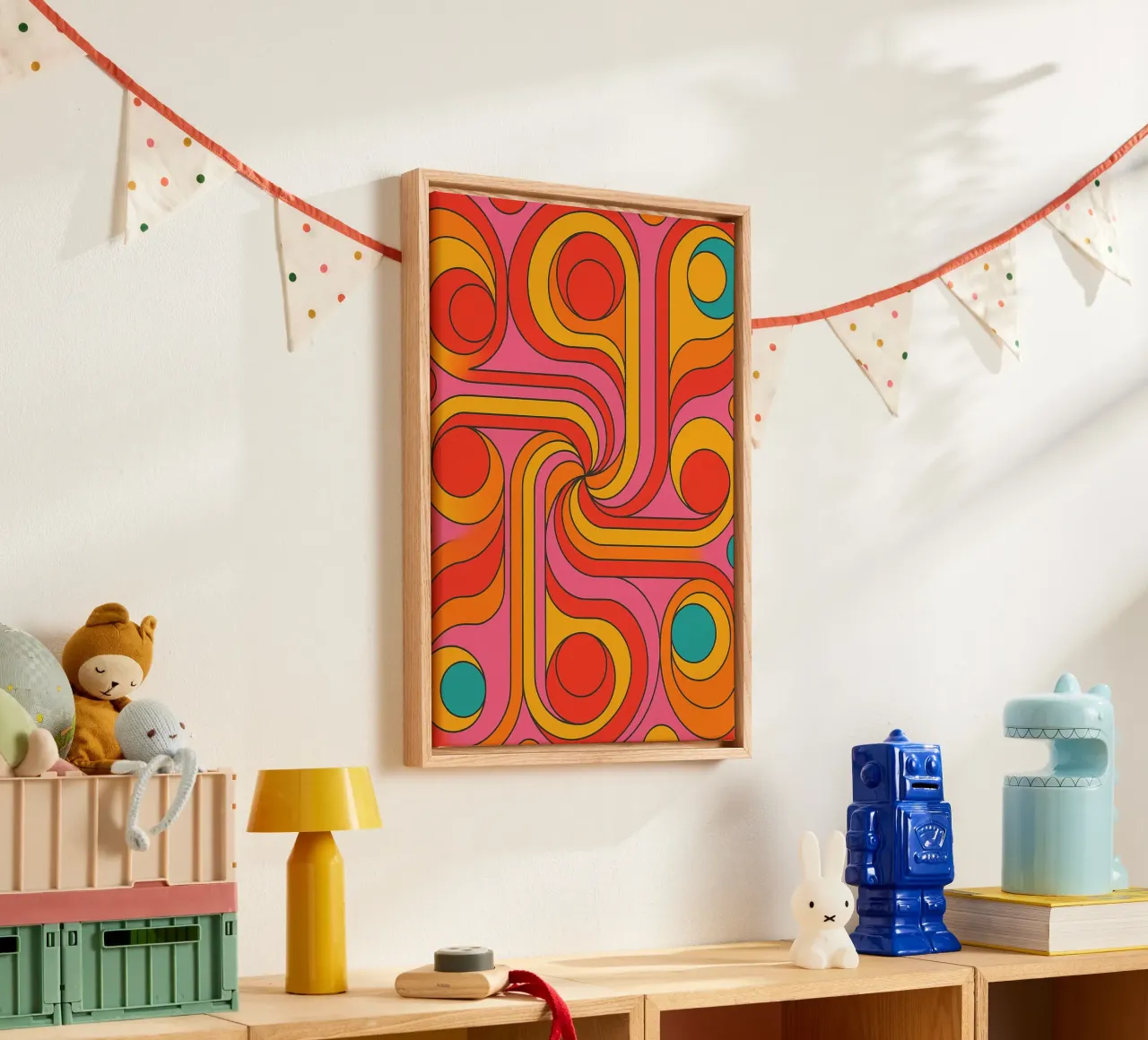 abstract lines circle vector canvas by oneway