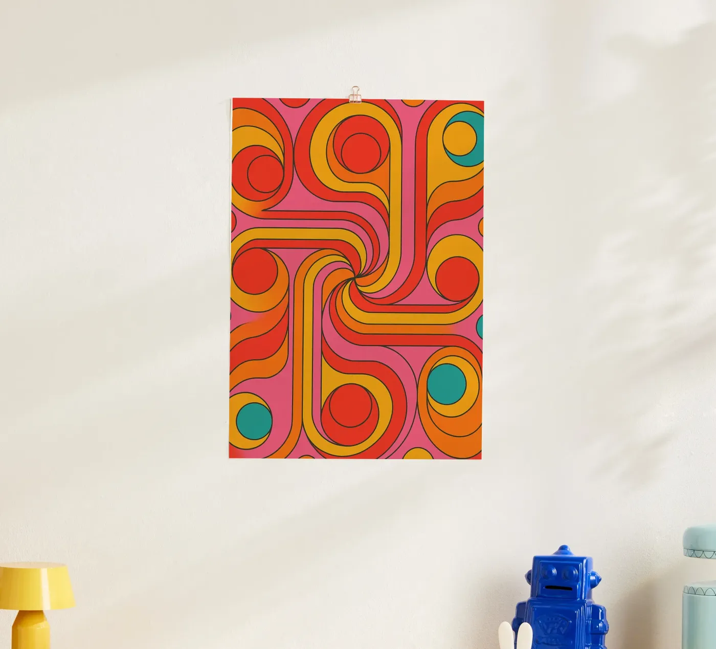 abstract lines circle vector poster by oneway