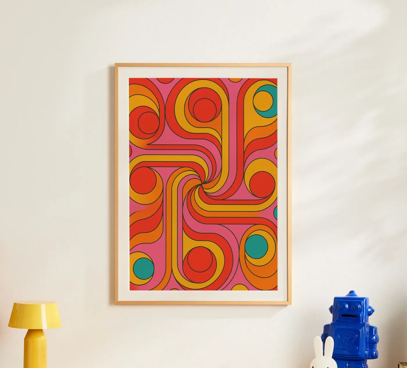 abstract lines circle vector poster by oneway