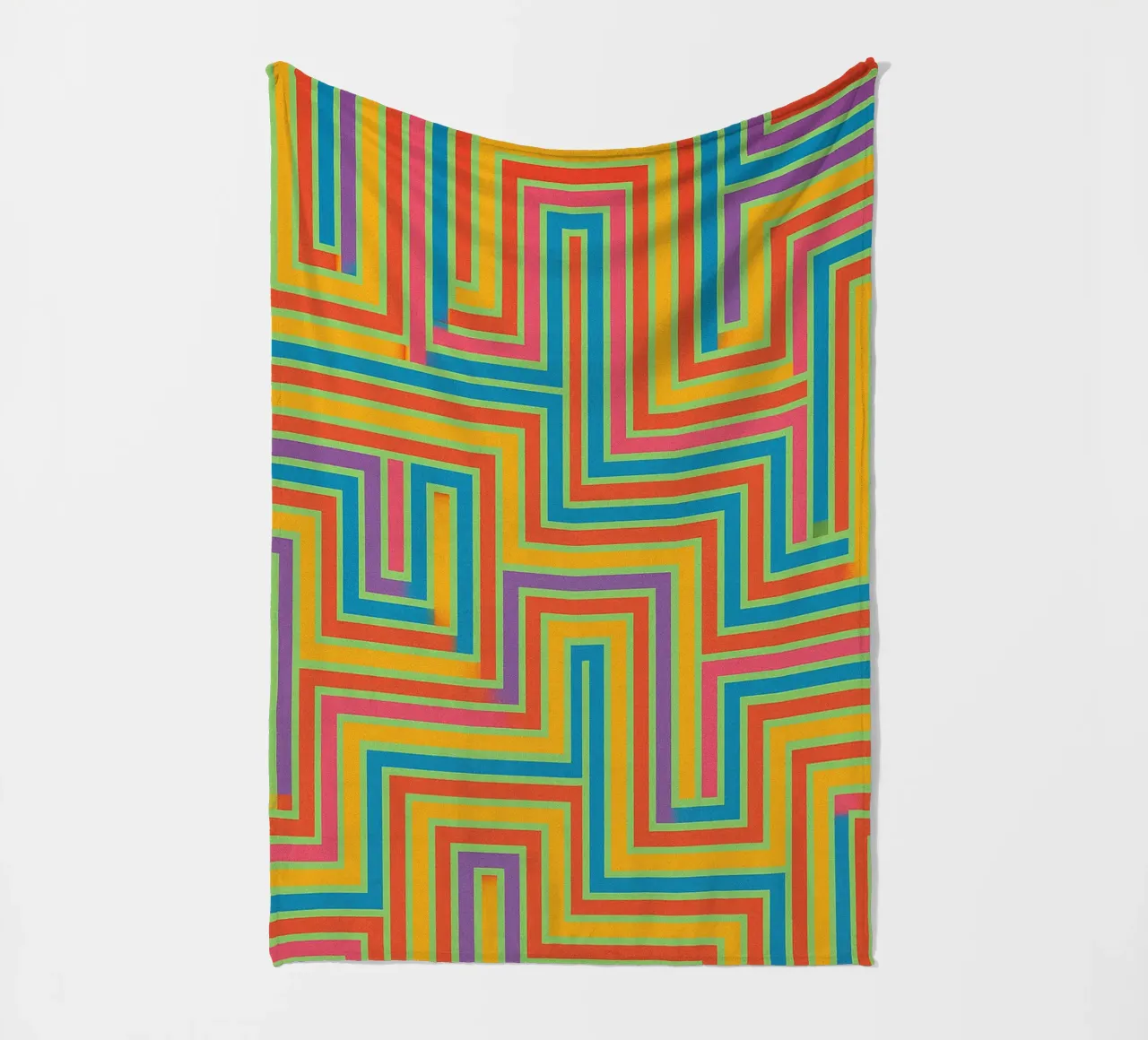 abstract lines vector Fleecedecke von oneway