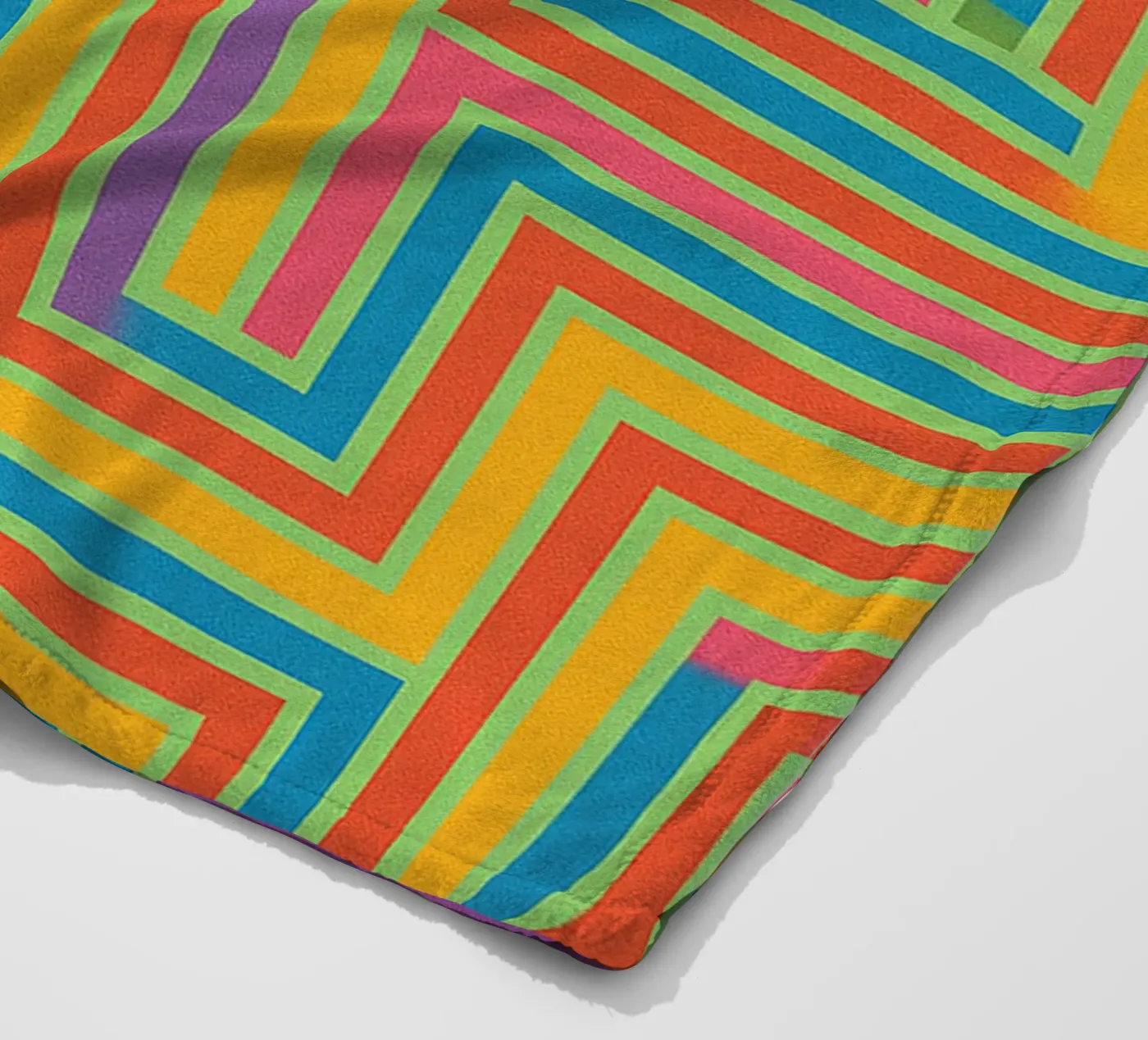 abstract lines vector fleece blanket by oneway