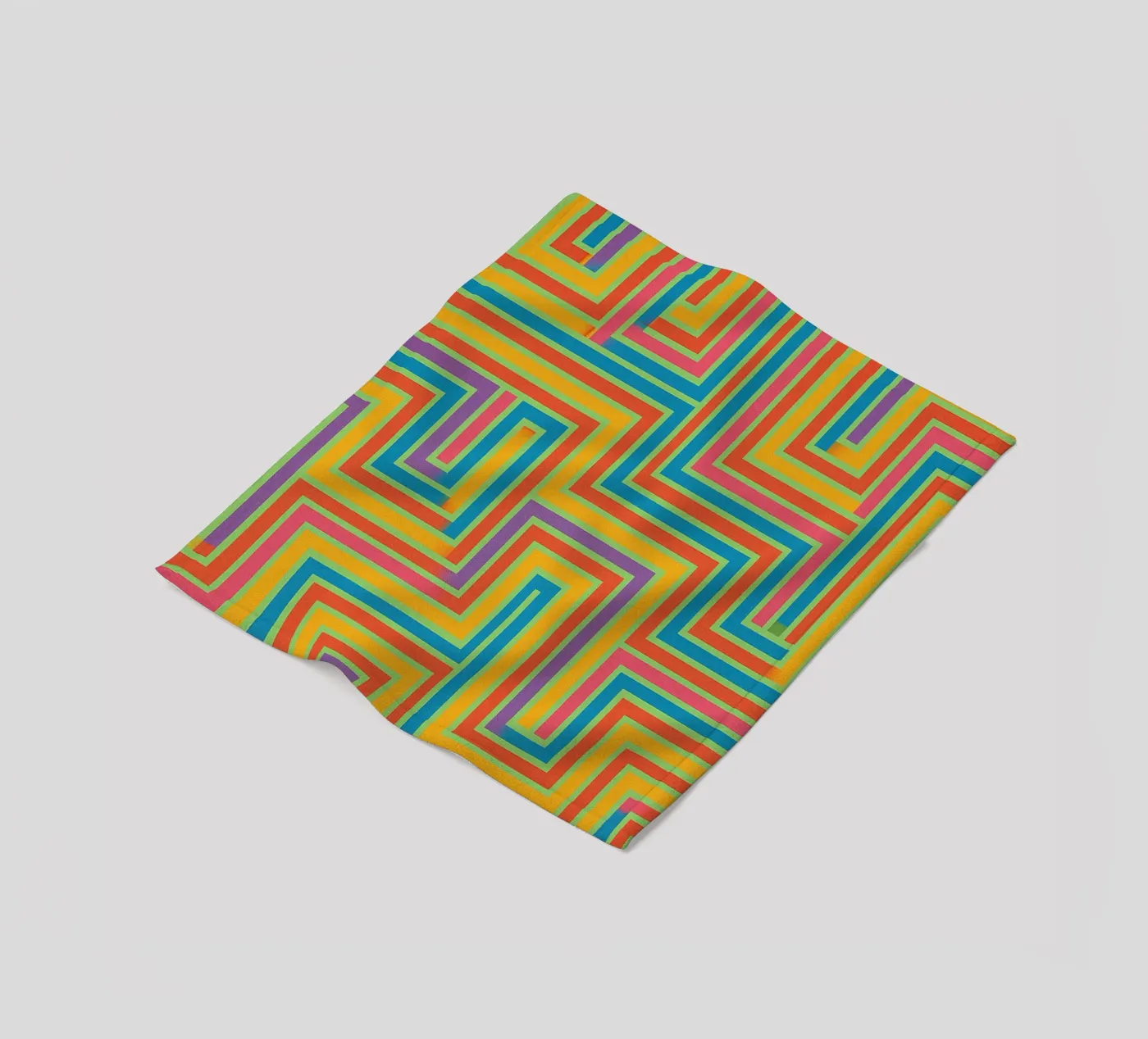 abstrakte linien vektor Fleecedecke von oneway