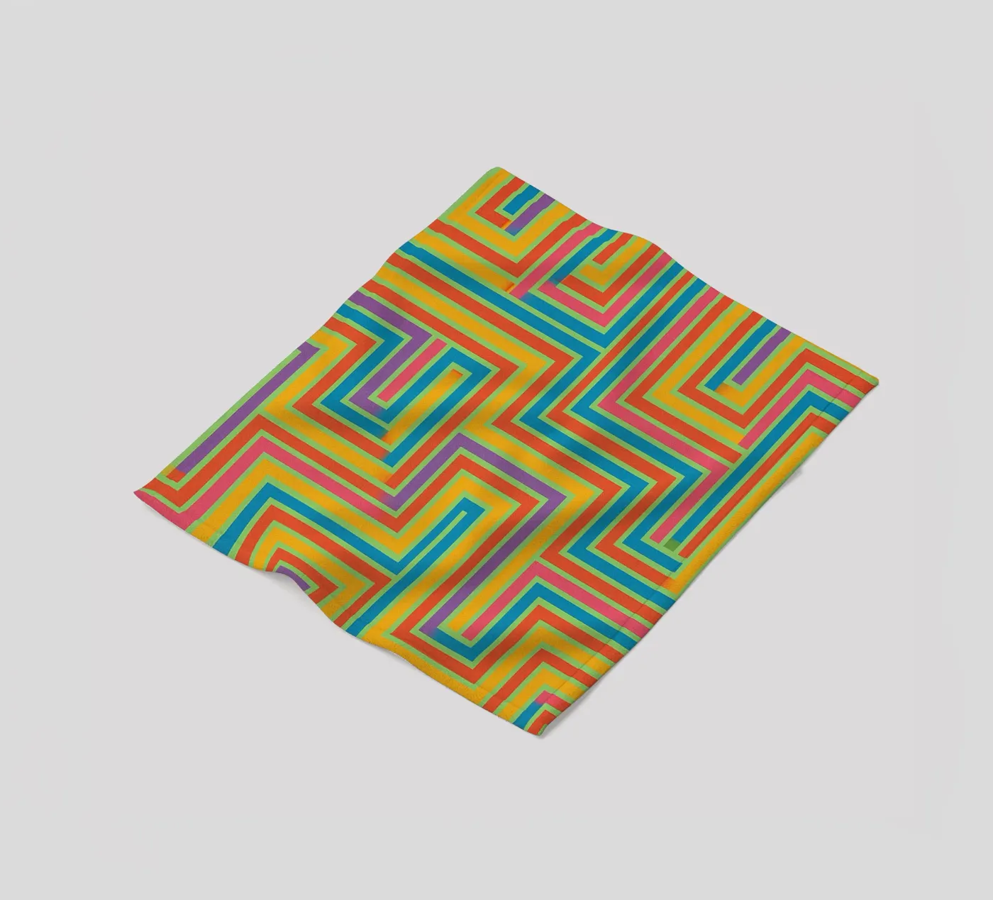 abstract lines vector fleece blanket by oneway