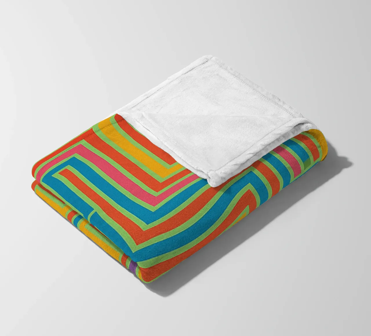 abstract lines vector fleece blanket by oneway