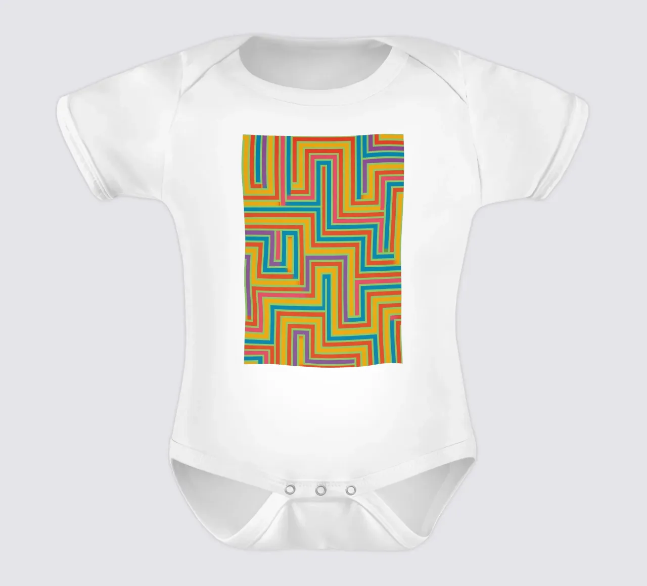 vector líneas abstractas body de bebé de oneway