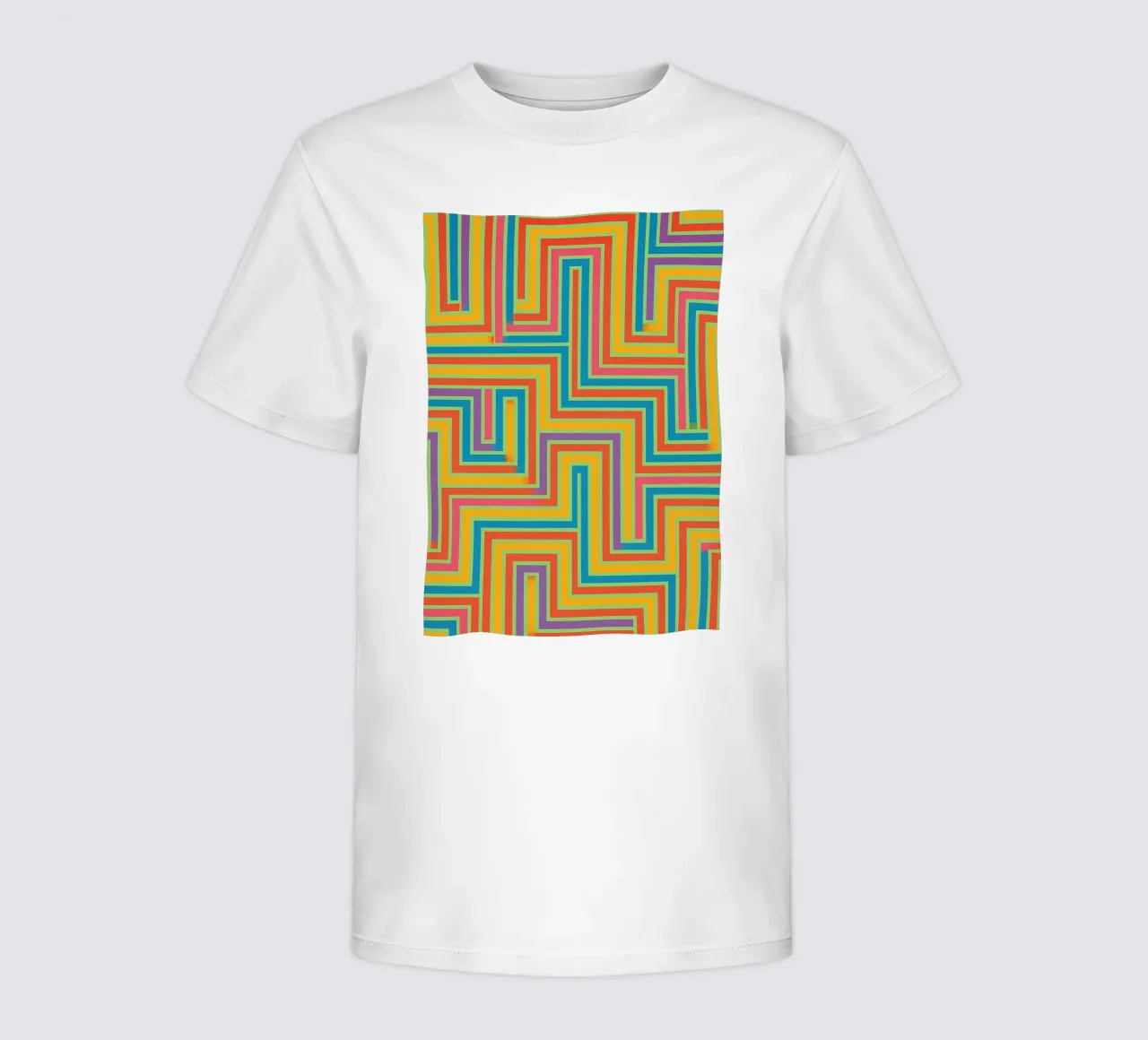 linee astratte vettoriali t-shirt bambini da oneway