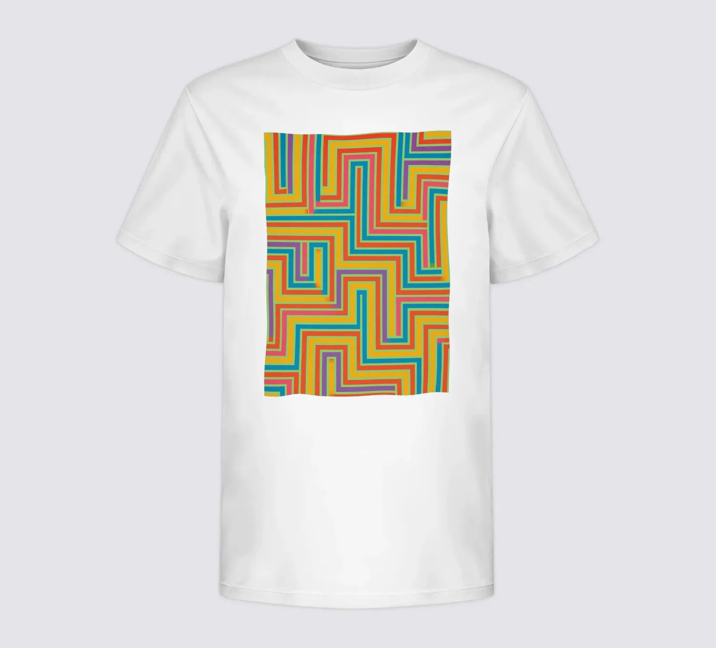 linee astratte vettoriali t-shirt bambini da oneway