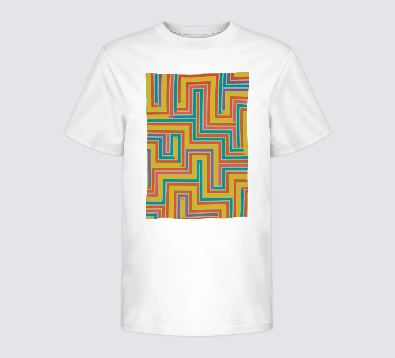 linee astratte vettoriali t-shirt bambini da oneway