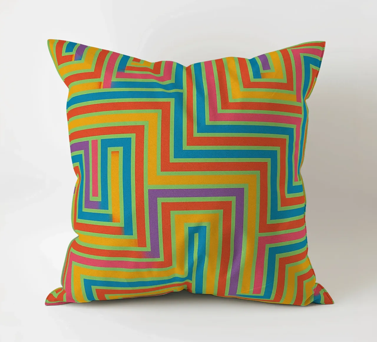 abstract lines vector decorative cushion by oneway