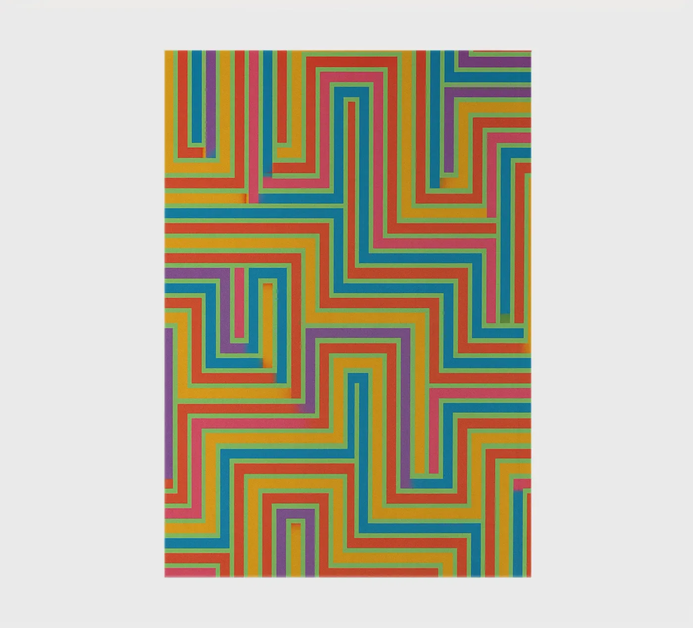 abstracte lijnen vector notitieboek van oneway