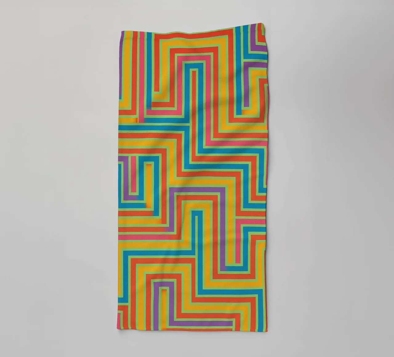 abstract lines vector towel by oneway