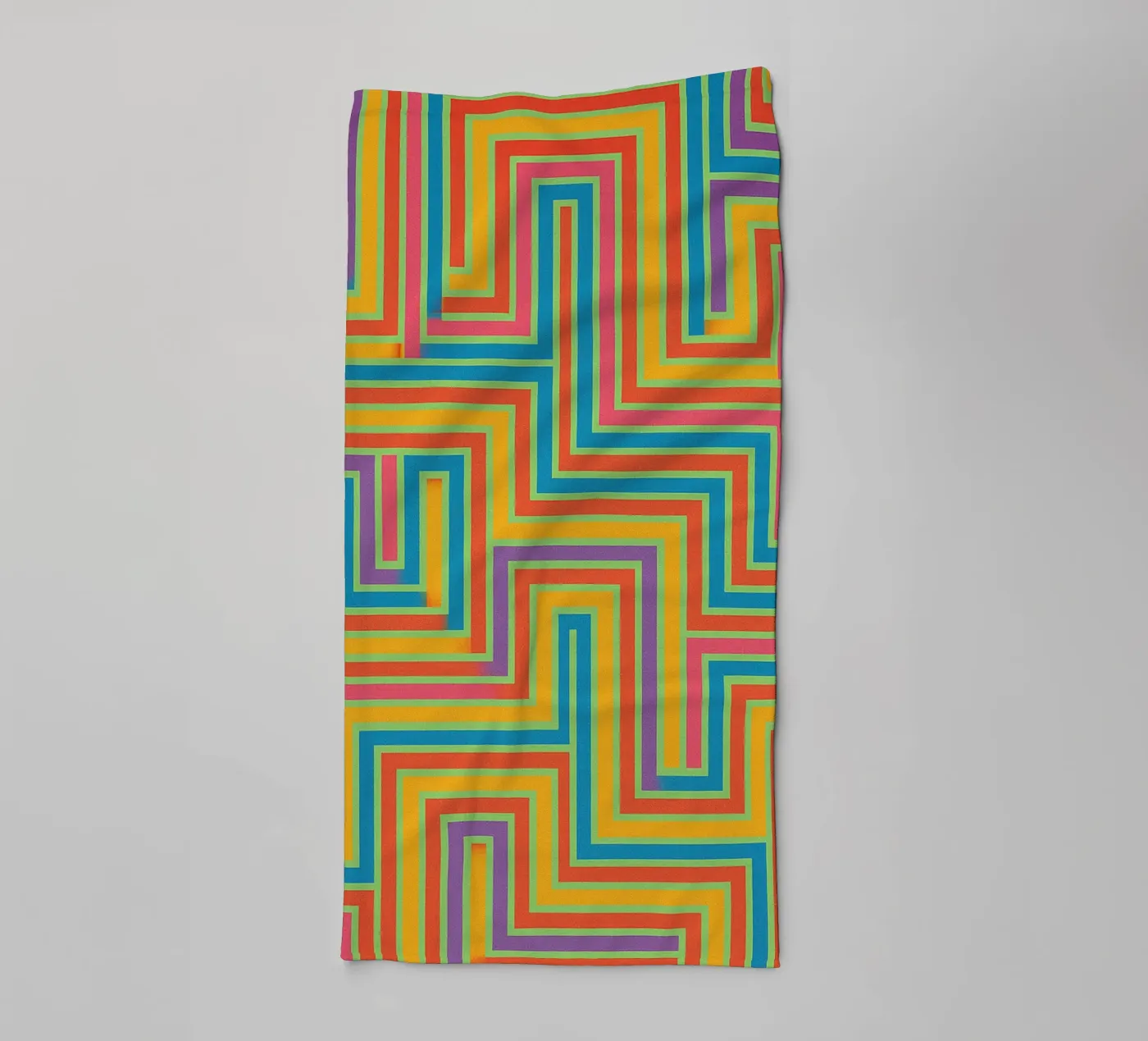 abstract lines vector towel by oneway