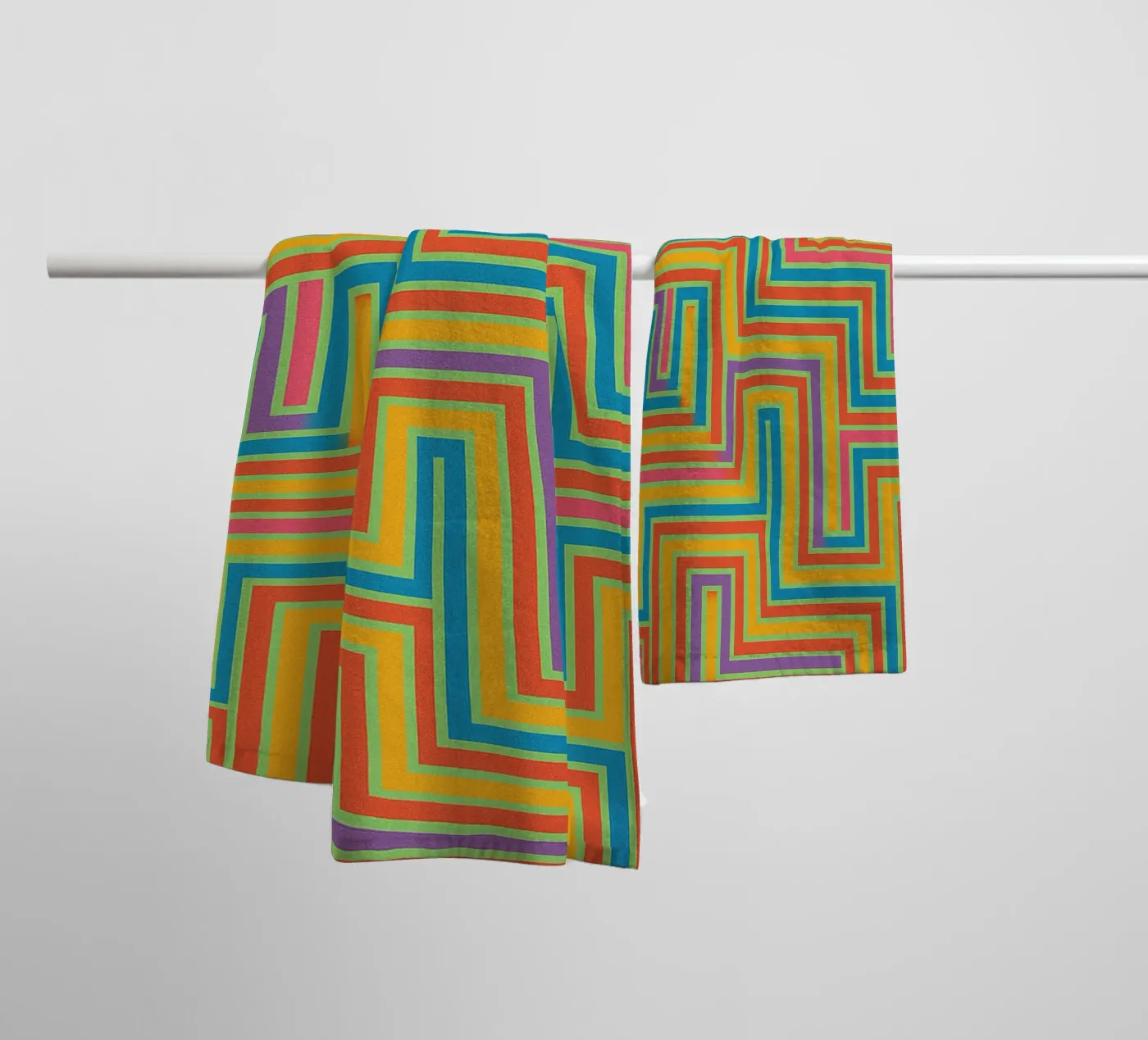 abstract lines vector towel by oneway
