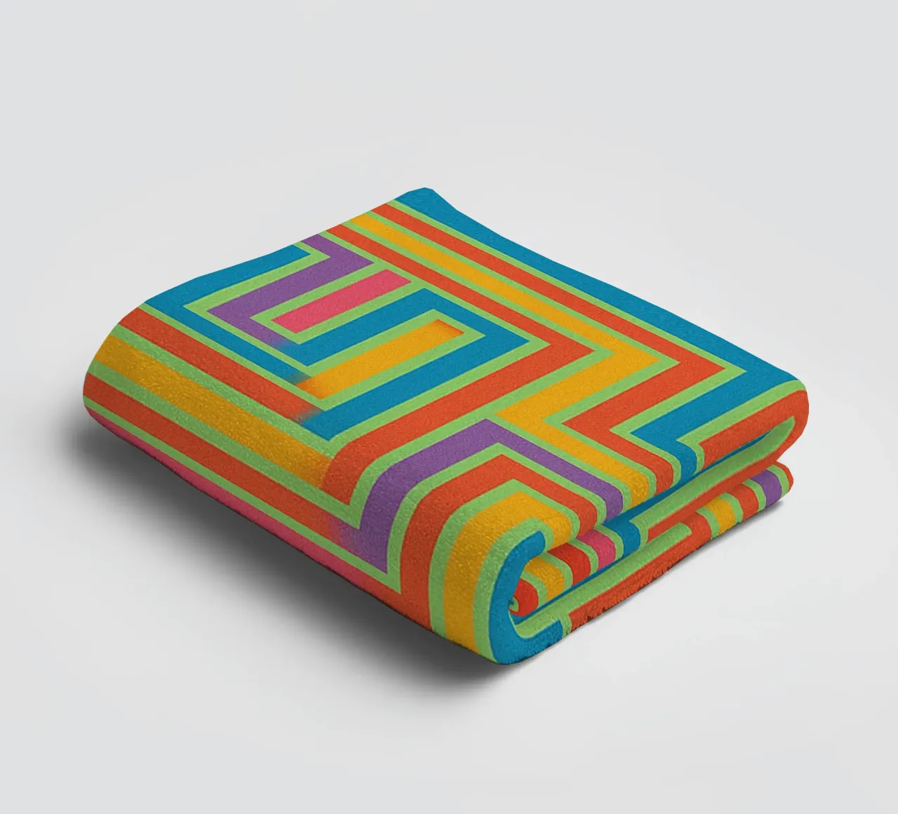 abstract lines vector towel by oneway
