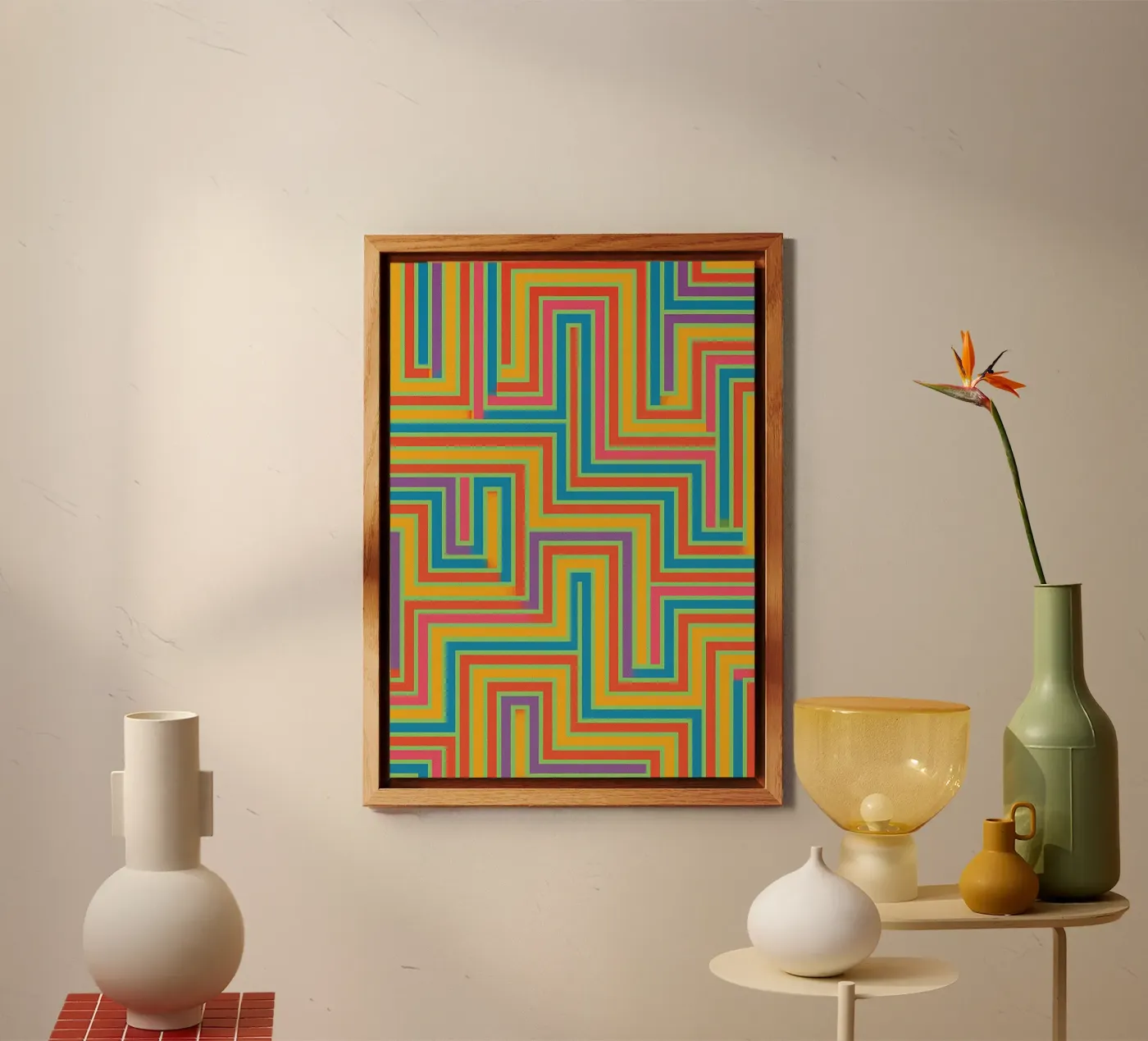 abstrakte linien vektor Forex-Platte von oneway