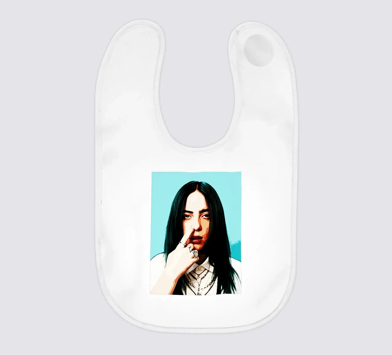 Billie Elish 4 Art bavaglino da music soul