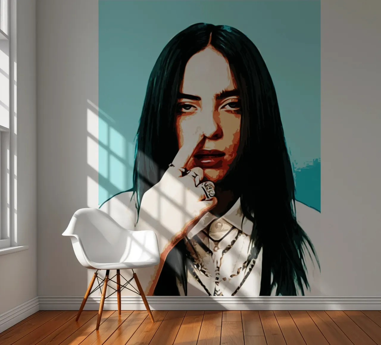 Billie Elish 4 Art photo wallpaper by music soul