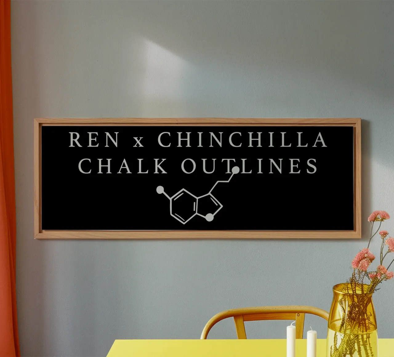 REN Hi Chalk Outline alu-dibond by ayanonegishi