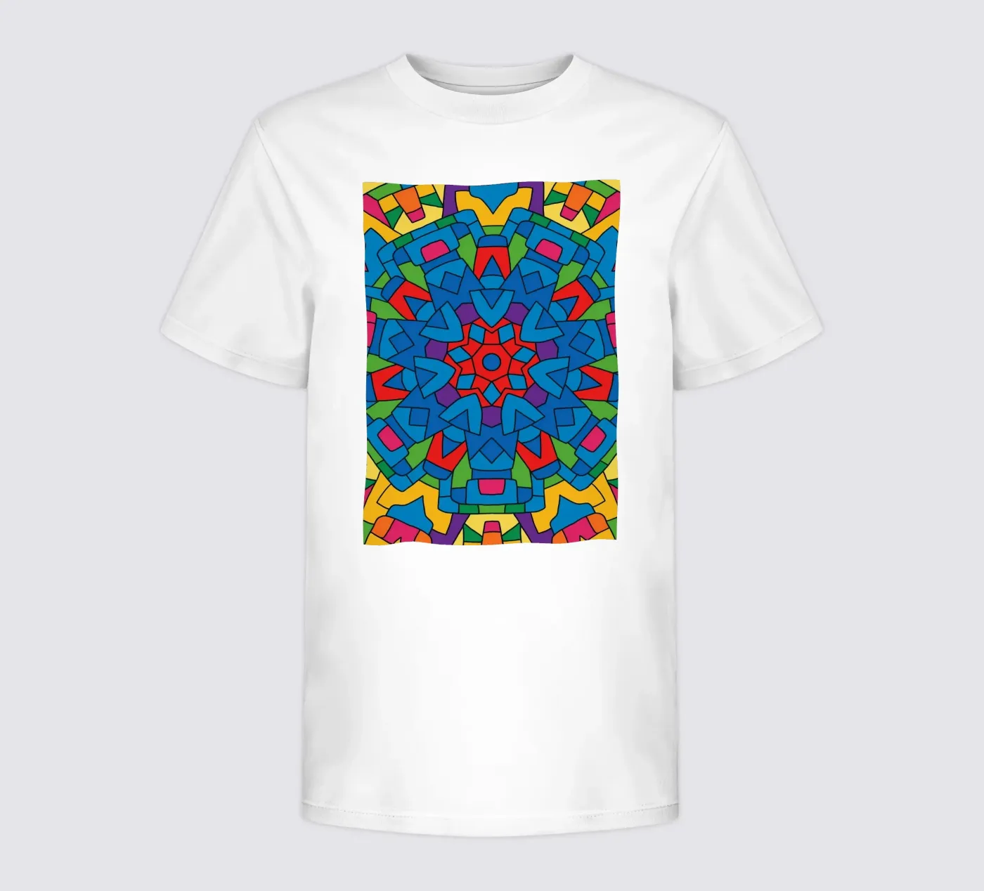 abstracte machine lijnvector kinder t-shirt van oneway