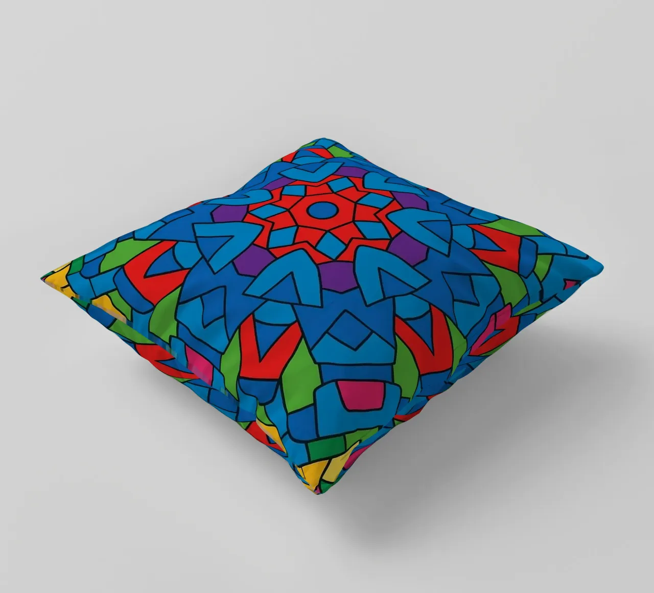 abstract machine line vector decorative cushion by oneway