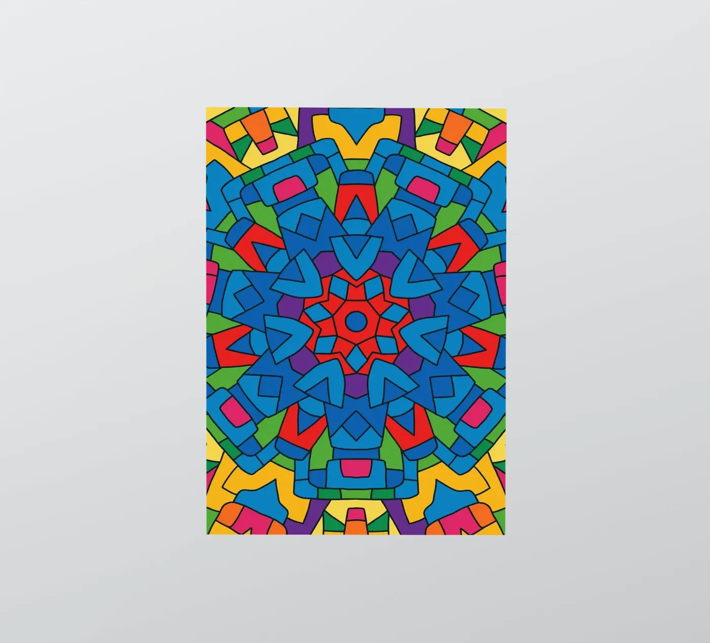 abstract machine line vector sticker by oneway