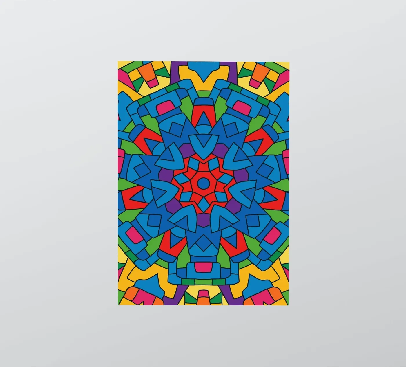 abstracte machine lijnvector sticker van oneway