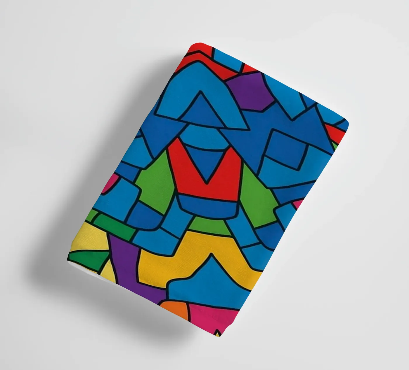 abstracte machine lijnvector badhanddoek van oneway