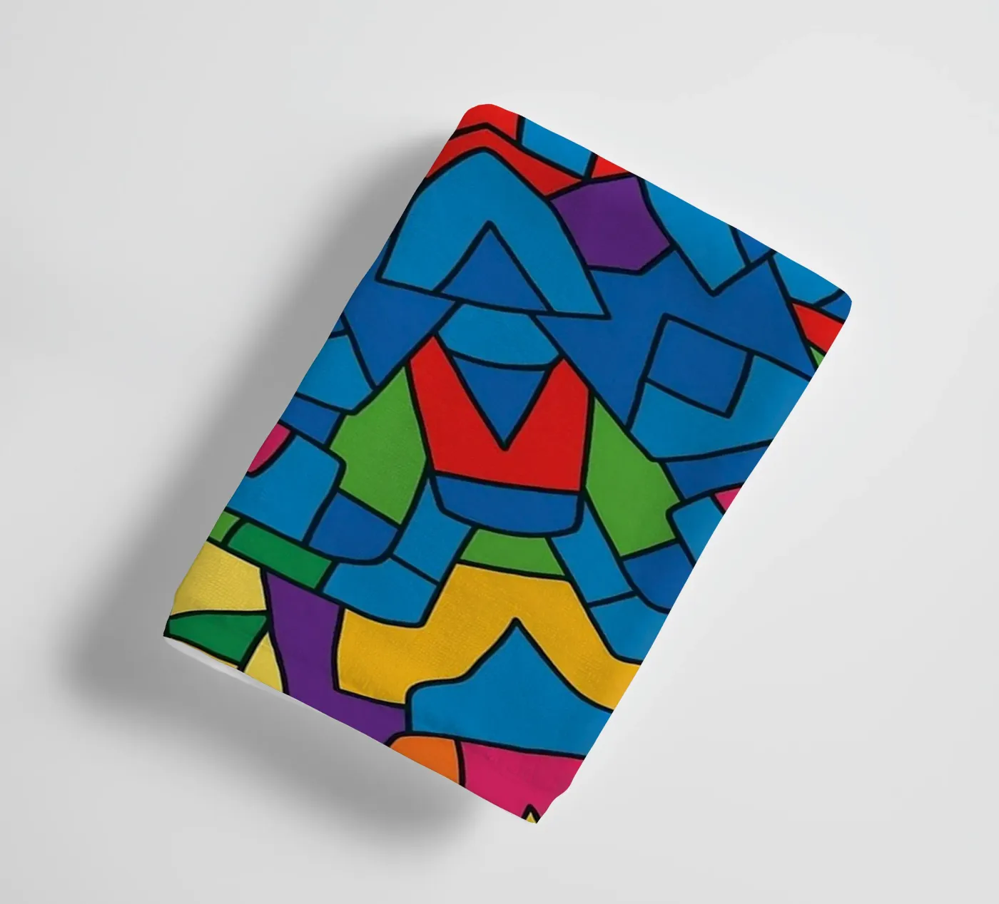 abstracte machine lijnvector badhanddoek van oneway
