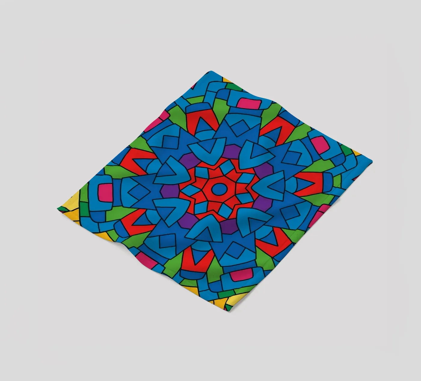 abstracte machine lijnvector fleecedeken van oneway