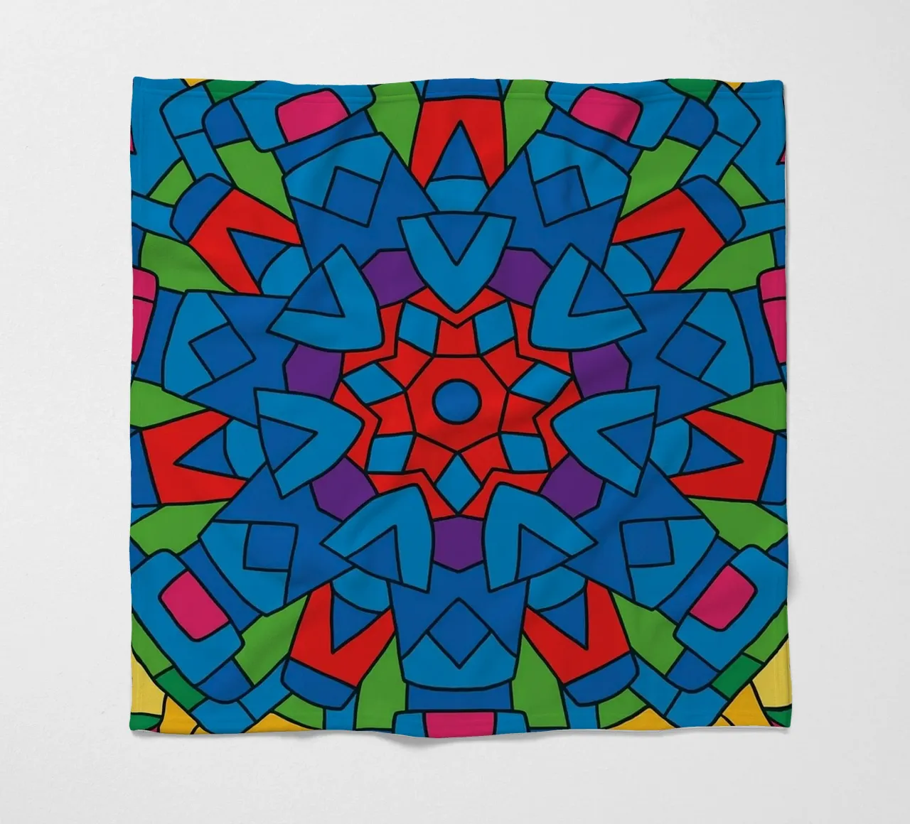 abstracte machine lijnvector fleecedeken van oneway