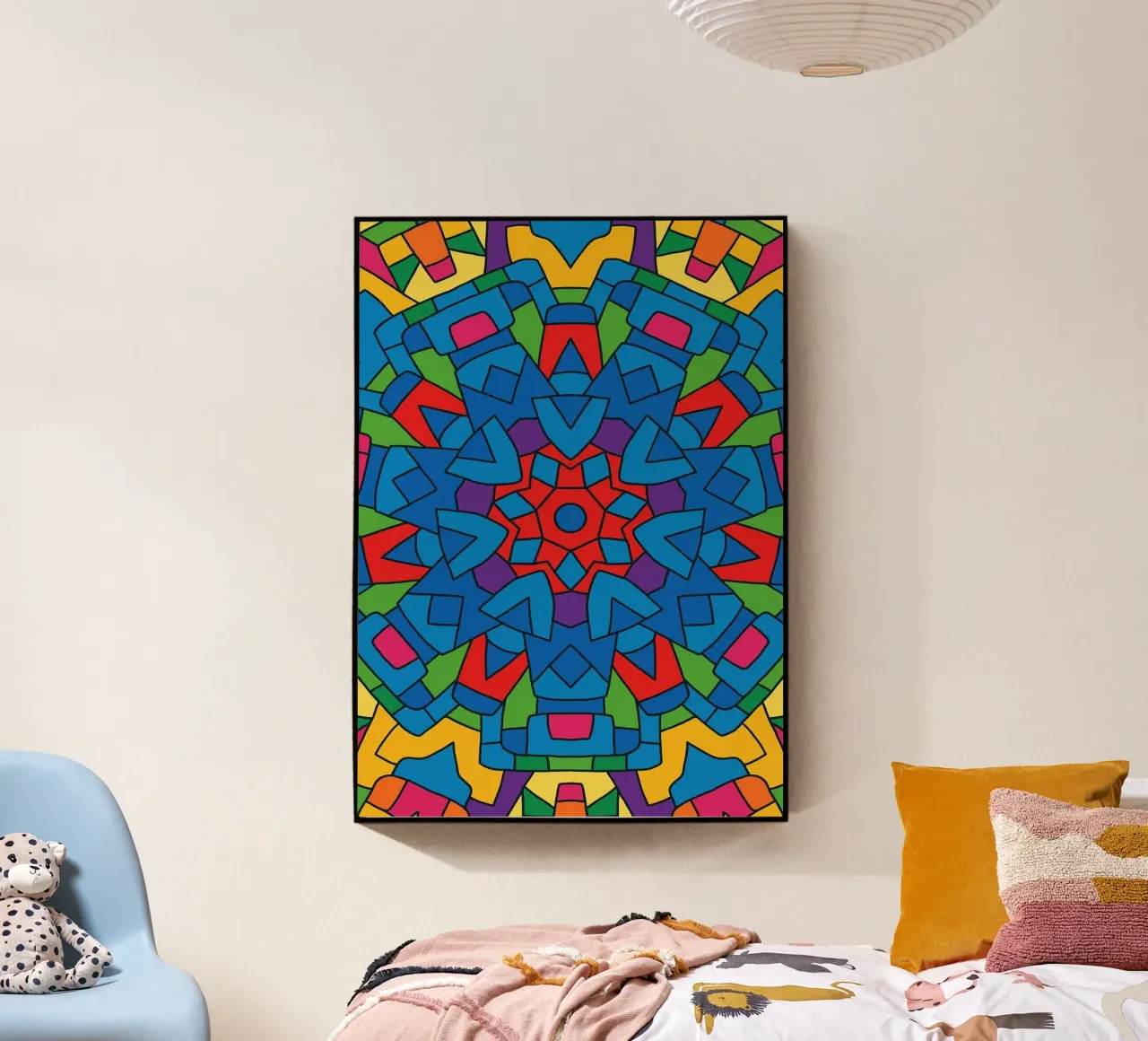 abstract machine line vector acryl van oneway