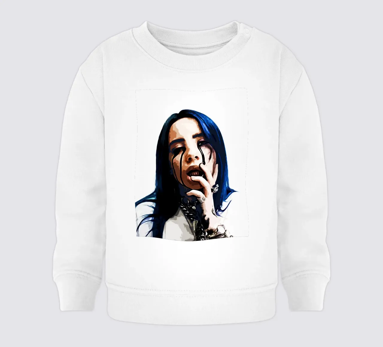 Billie Elish 7 Art baby sweatshirt by music soul