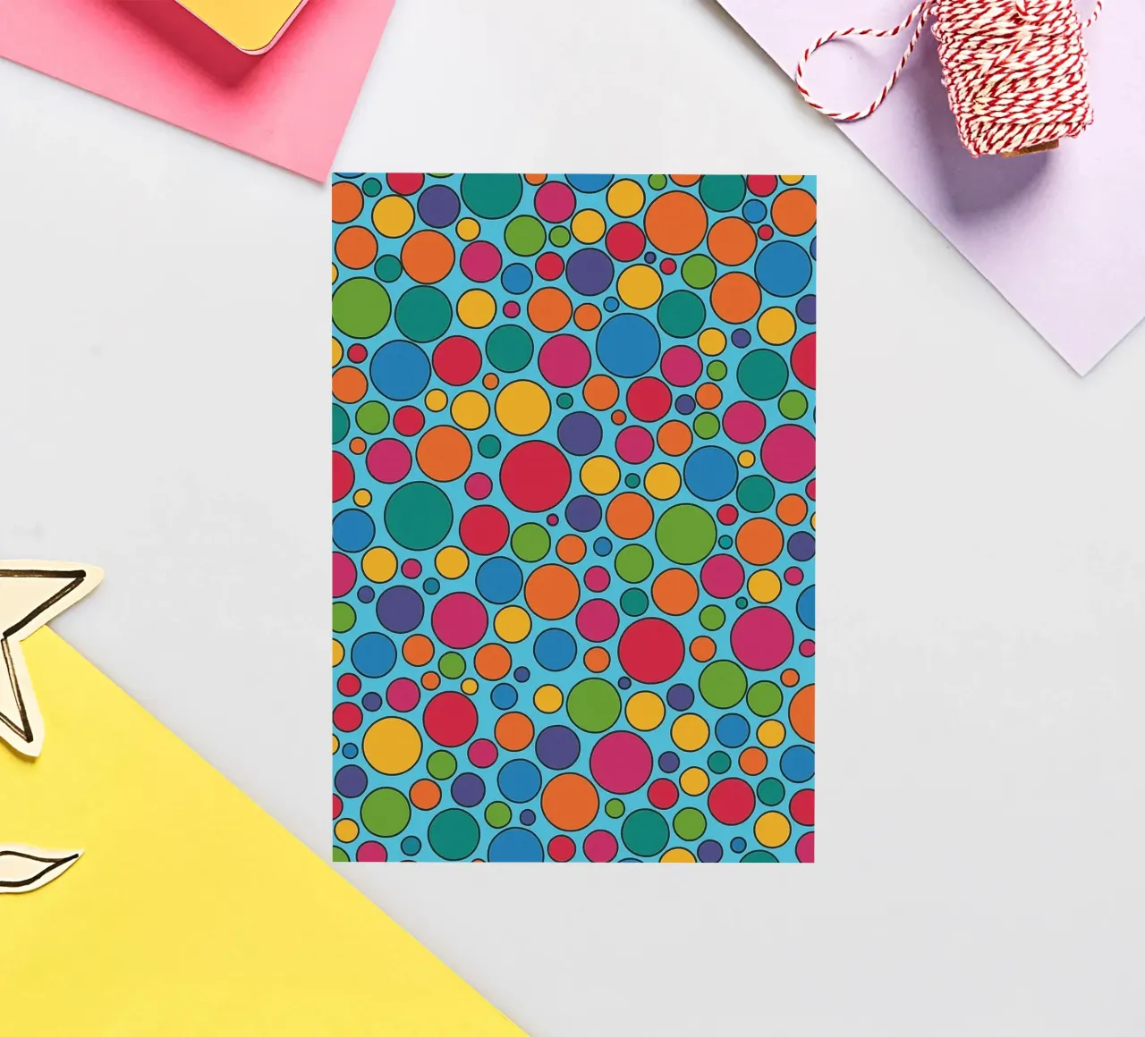 abstrakter polcadot vektor Sticker von oneway