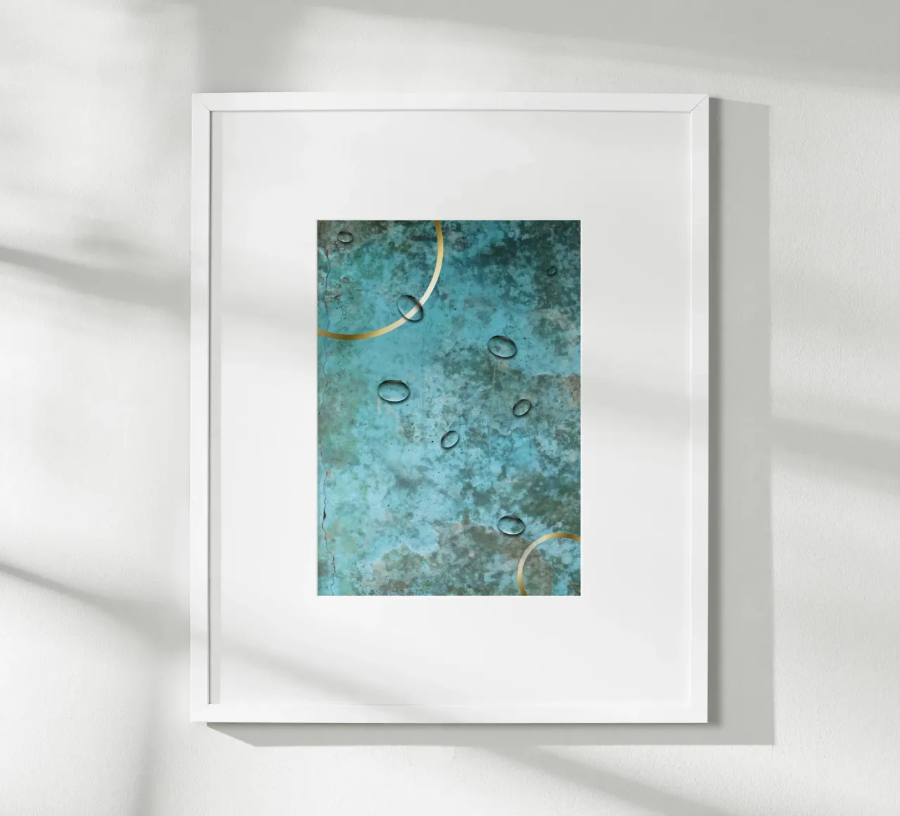 Abstract Turquoise poster da DesignDoula Grafik