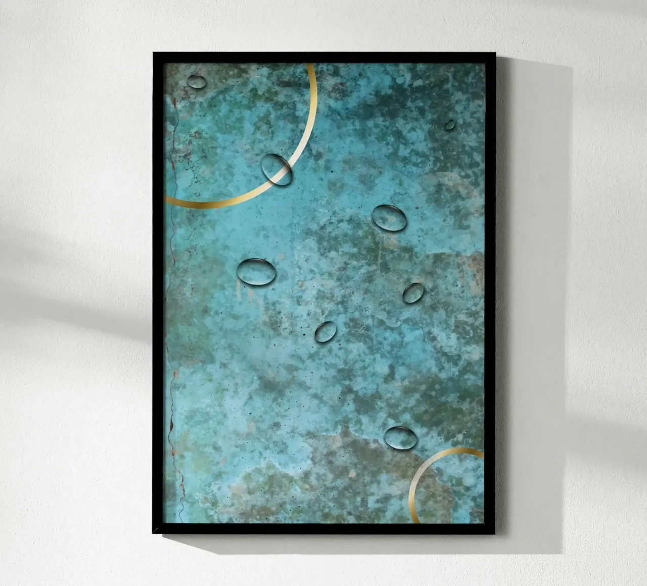 Abstract Turquoise poster da DesignDoula Grafik