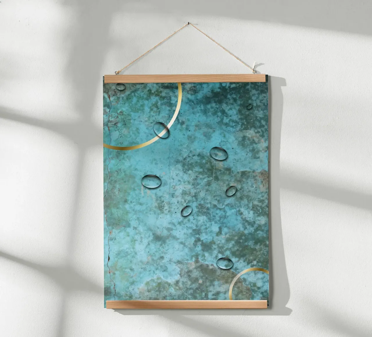 Abstract Turquoise poster da DesignDoula Grafik