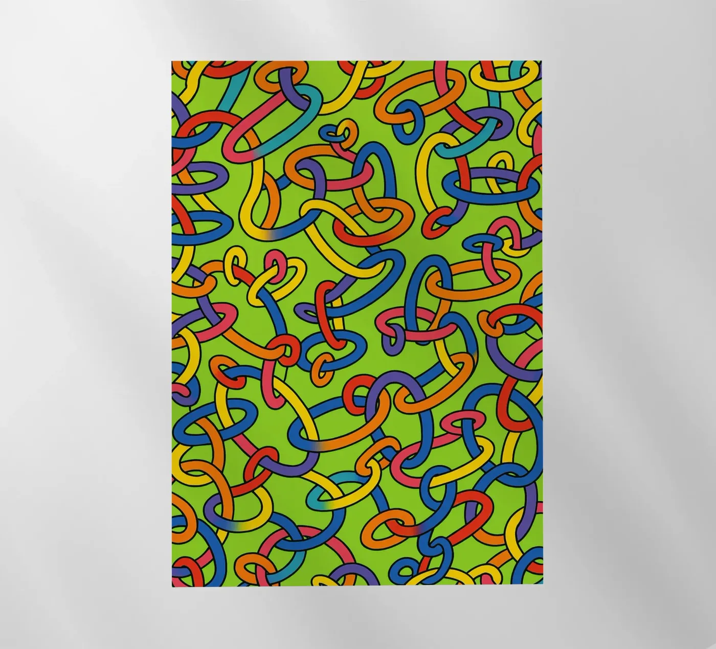 abstracte ring lijn vector backlit folie van oneway