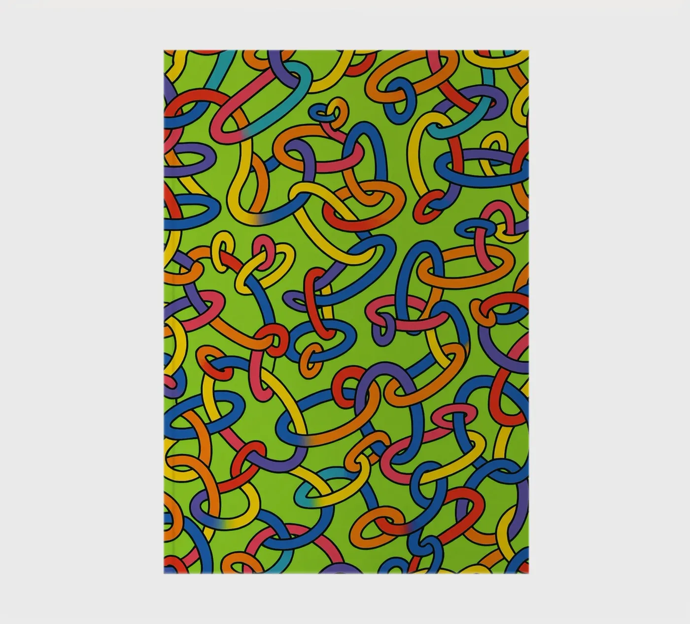 abstract ring line vector notebook by oneway