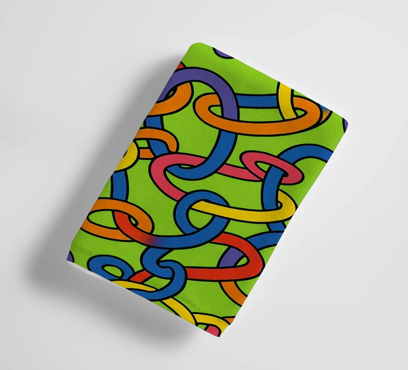 abstracte ring lijn vector badhanddoek van oneway