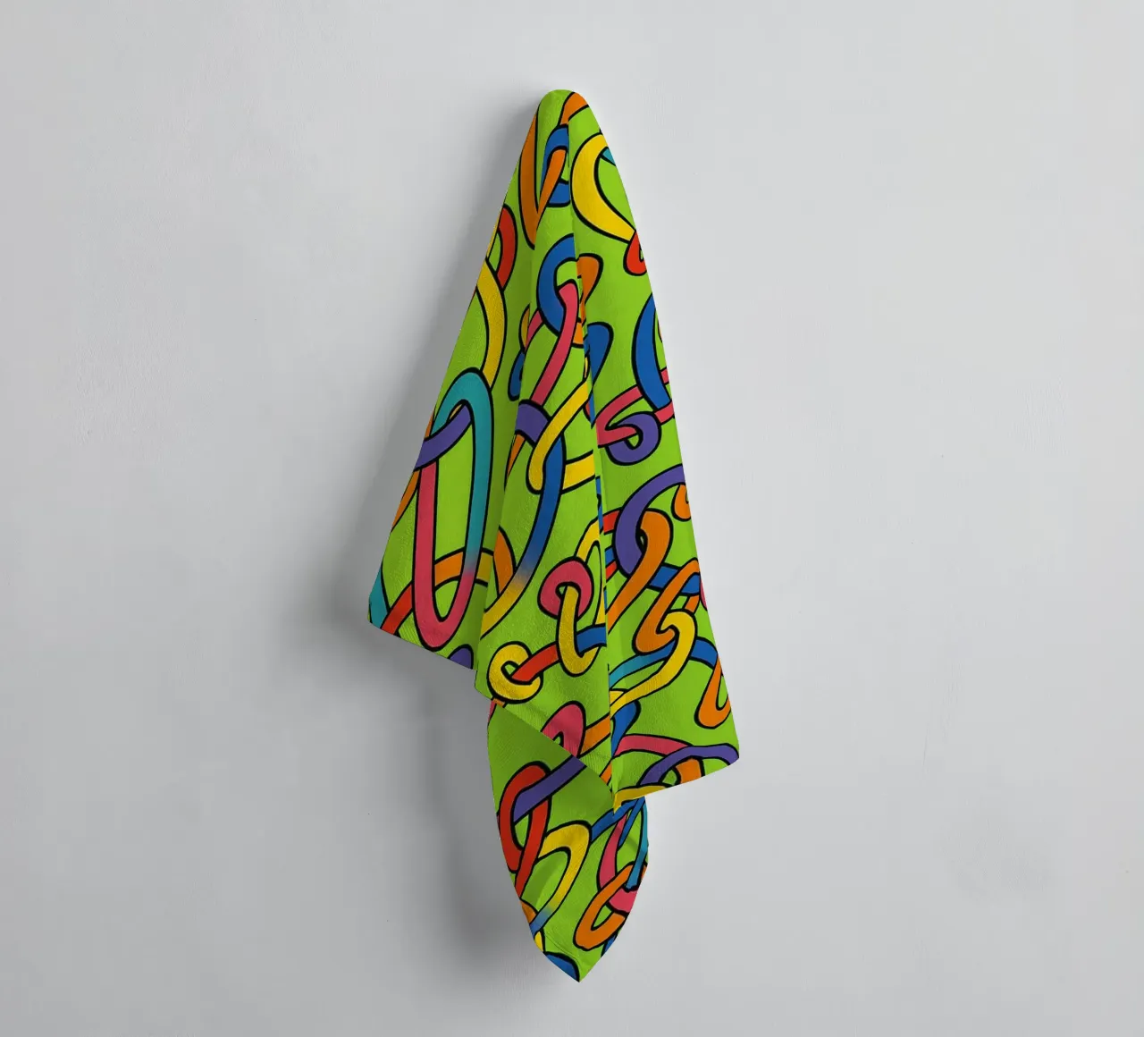 abstrakte ringlinie vektor Handtuch von oneway