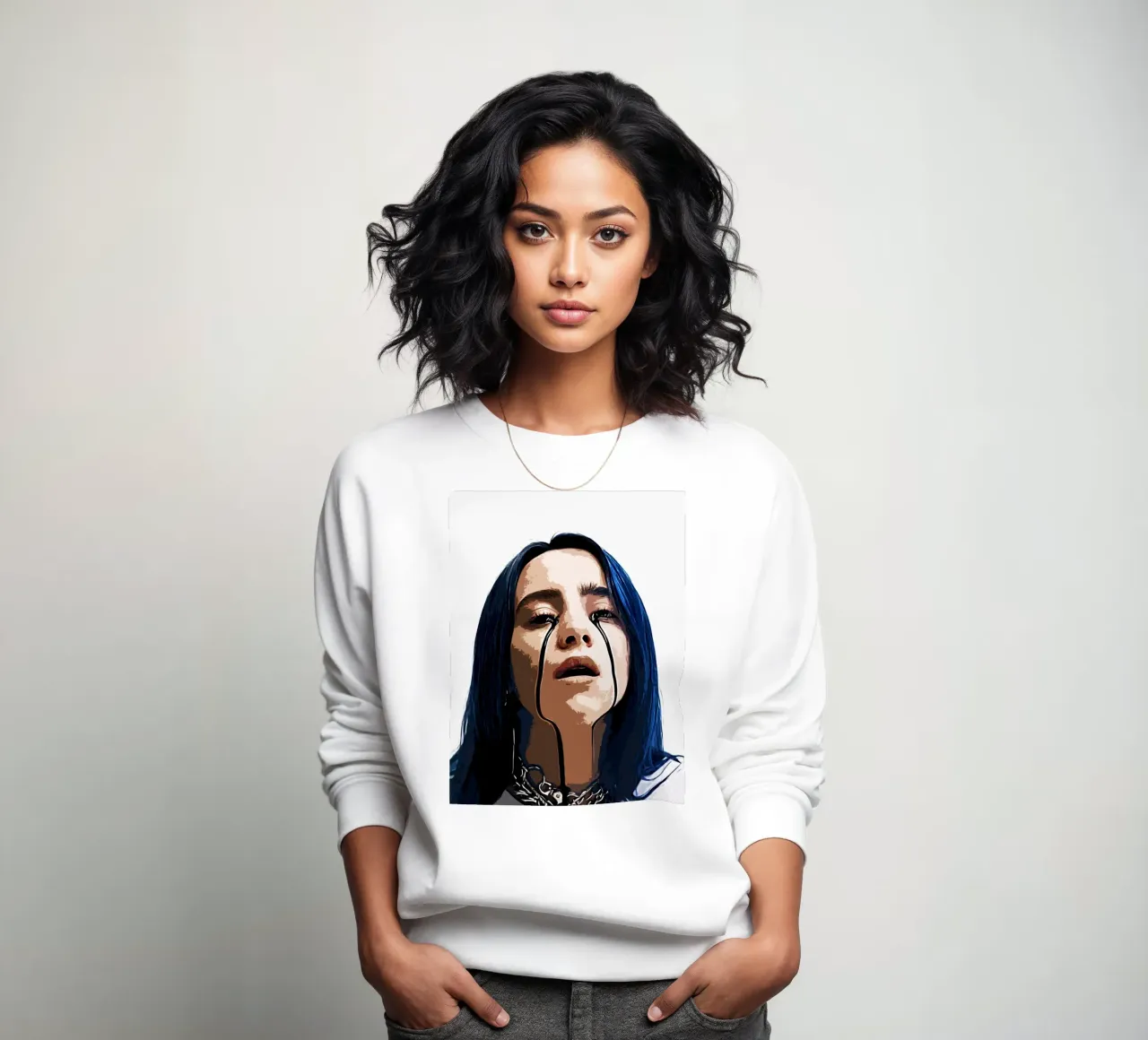 Billie Elish 6 Arte felpa da music soul