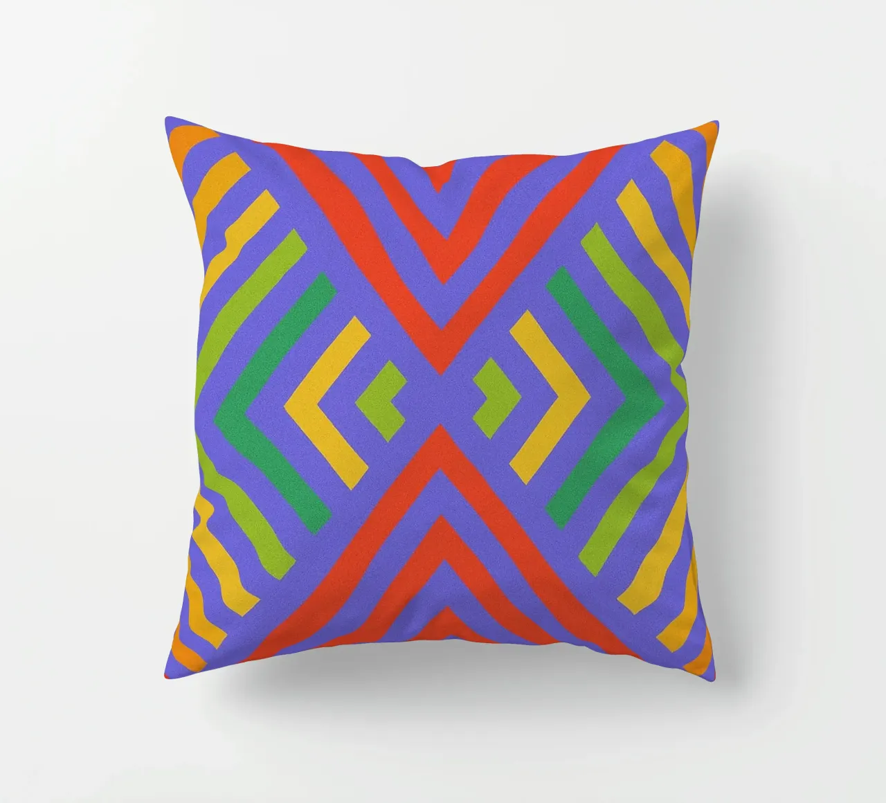 abstract signal line vector decorative cushion by oneway