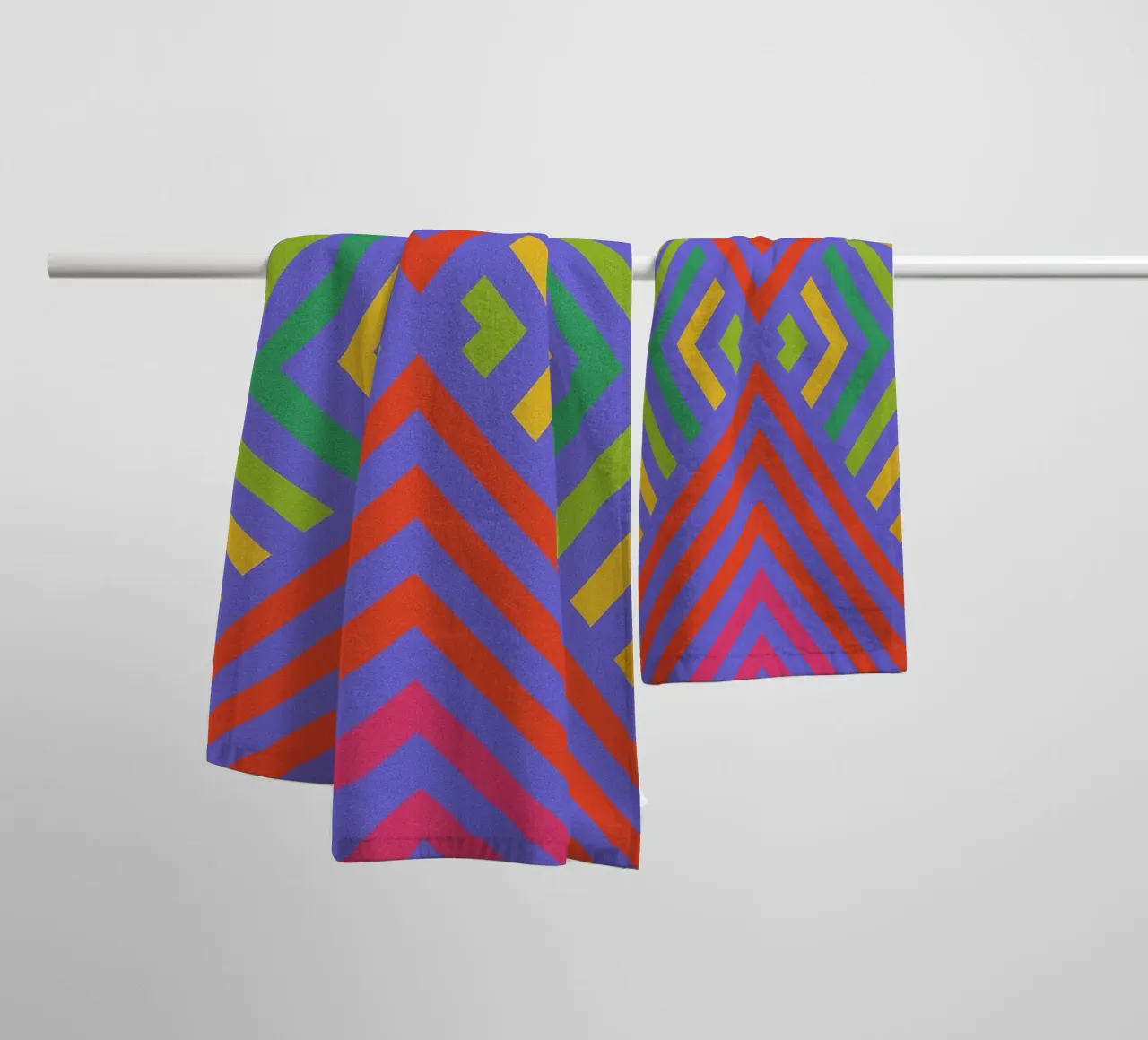 abstract signal line vector towel by oneway