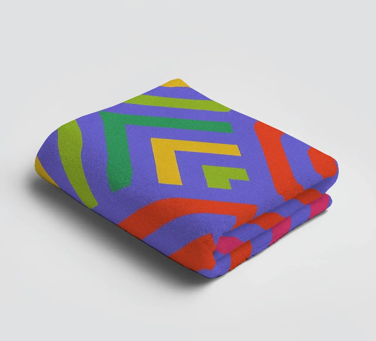abstract signal line vector towel by oneway